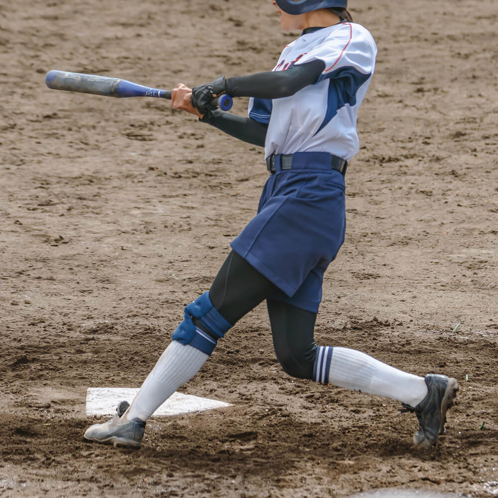 ソフトボール選手の画像